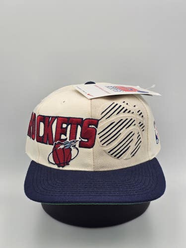 NEW Vintage Houston Rockets Sports Specialties Spellout NBA Hat Cap Snapback
