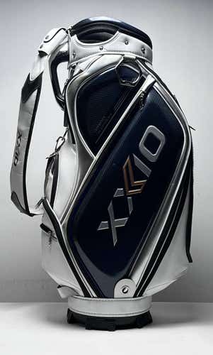 XXIO Caddie Cart Bag White 5-Way Divide Single Strap Golf Bag - NO PANEL