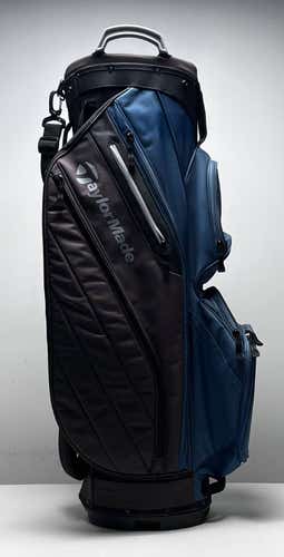 TaylorMade Lightweight Cart Bag Blue 14-Way Divide Single Strap Golf Bag
