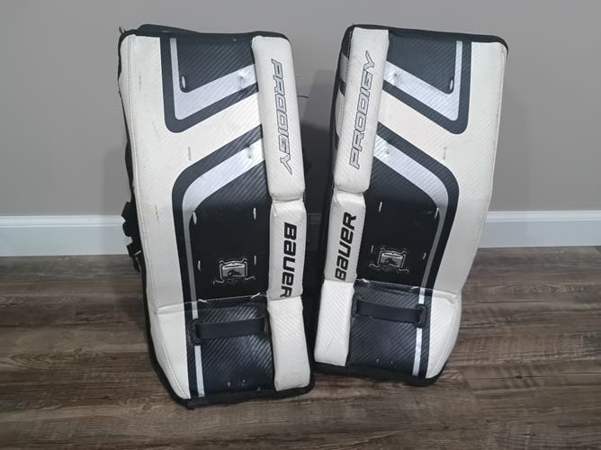 Youth 20" Bauer Prodigy 2.0 Goalie Leg Pads (Used)