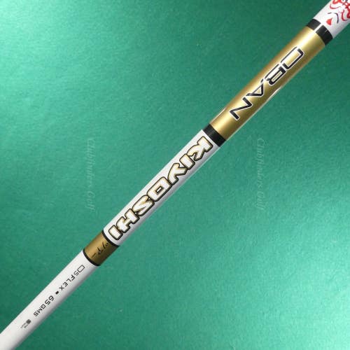 Oban Kiyoshi White 65g .335 05 Extra Stiff 41.75" Pulled Graphite Wood Shaft