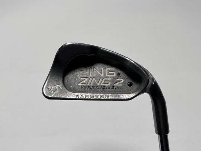 Ping Zing 2 Single 5 Iron Black Dot Karsten JZ Regular Steel Mens RH