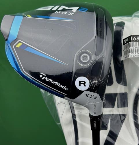 TaylorMade SIM2 MAX Driver 10.5* Regular Flex Fujikura Ventus Blue 5R NEW
