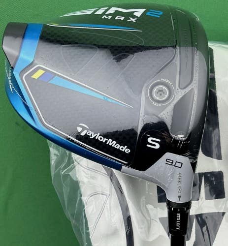 TaylorMade SIM2 MAX Driver 9* Stiff Flex Fujikura Ventus Blue 5S NEW #85110