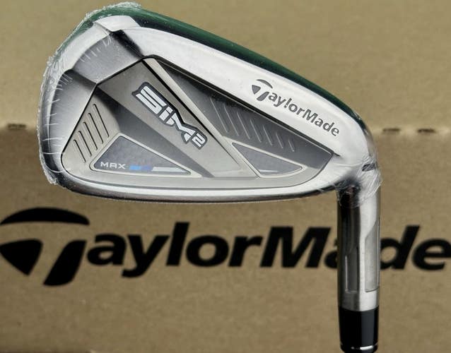 TaylorMade SIM2 MAX Iron Set Right Hand 5-PW, AW Steel KBS MAX MT Stiff Flex RH