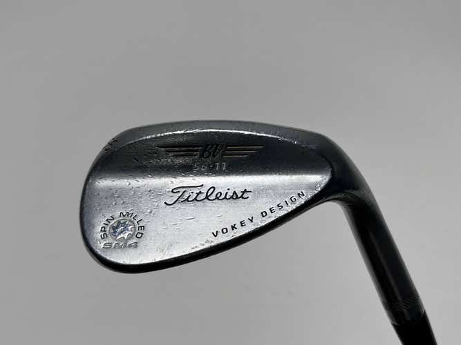Titleist Vokey Spin Milled SM4 Chrome Wedge 56* 11 Bounce Wedge Steel Mens RH