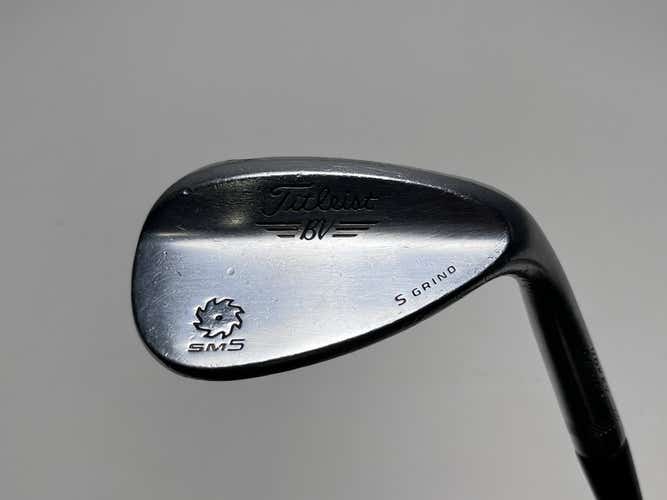 Titleist Vokey SM5 Tour Chrome Wedge 60* 7 Bounce S-Grind Wedge Steel Mens RH