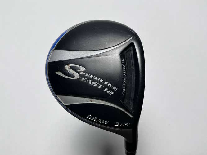 Adams Fast 12 Draw 3 Fairway Wood 15* Grafalloy Pro Launch Blue Senior RH
