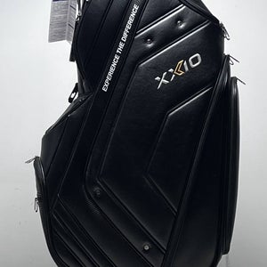 XXIO Lightweight Caddy Cart Bag Black 4-Way Divide Single Strap Golf Bag