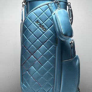 XXIO Classic Cart Bag Light Blue 15-Way Divide Single Strap Golf Bag NEW