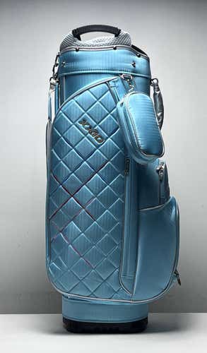 XXIO Classic Cart Bag Light Blue 15-Way Divide Single Strap Golf Bag NEW