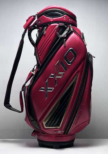 XXIO Pro Replica Staff Bag Red 5-Way Divide Single Strap Golf Bag