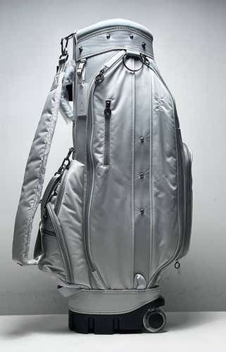XXIO Ladies Transport Cart Bag Gray 5-Way Divide Single Strap Golf Bag