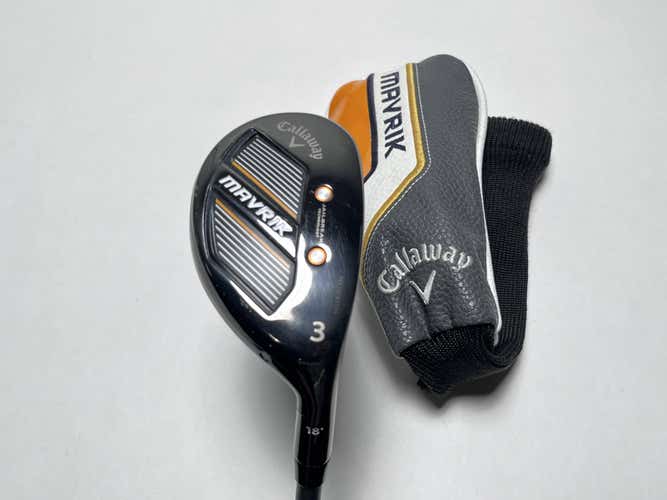 Callaway Mavrik 3 Hybrid 18* Project X Catalyst 6.0 75g Stiff RH HC