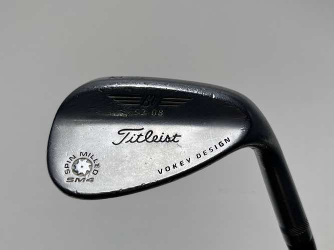 Titleist Vokey Spin Milled SM4 Chrome Gap Wedge GW 52* 8 Bounce Wedge RH