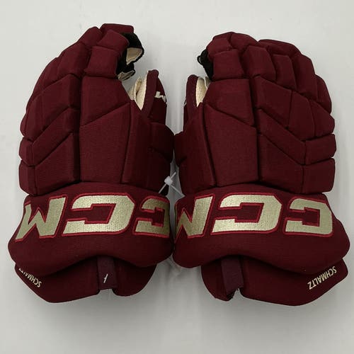 Arizona Coyotes Nick Schmaltz Game Worn CCM HGTK Gloves 14" Pro Stock (Used)