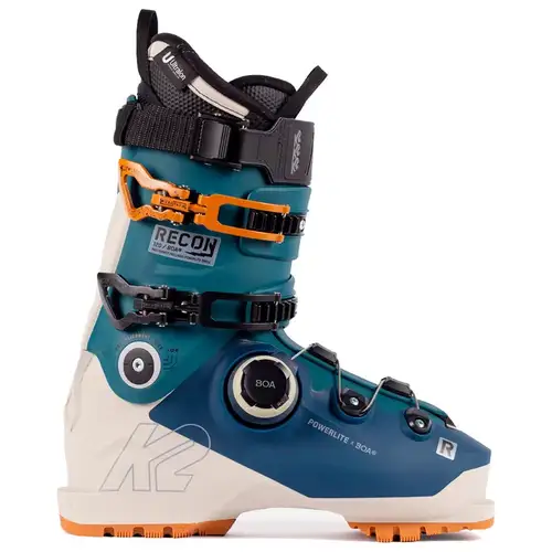 NEW K2 Recon 120 BOA Ski Boots 2024 Blue/White 29.5