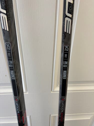 2 Senior True HZRDUS Smoke Right Handed Hockey Stick T92 75 Flex (Used)