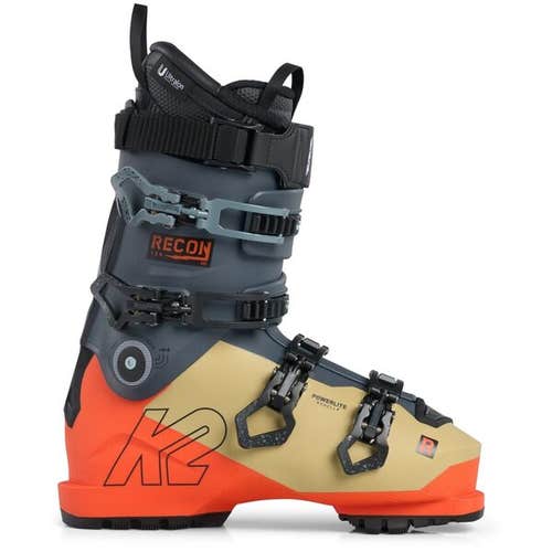 NEW K2 Recon 130 MV Ski Boots 2023 Blue/Orange