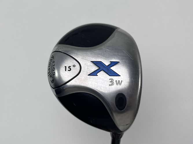 Callaway X 3 Fairway Wood 15* Fujikura Stiff Graphite Mens RH