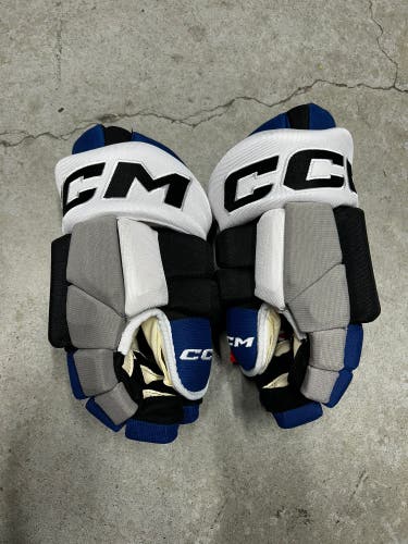 14” CCM HGTKSP Hockey Gloves (New) Tampa Bay Lightning Pro Stock