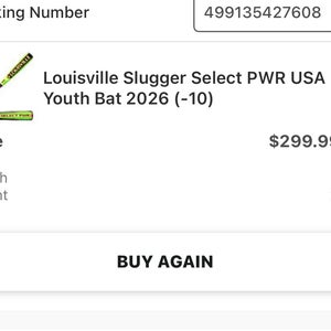 2026 Louisville Slugger Select PWR Hybrid USABat Certified Bat (-10) 21 oz 31" (Used)
