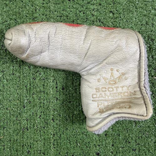Titleist Scotty Cameron 3 Dot Blade Putter Studio Headcover Silver Red