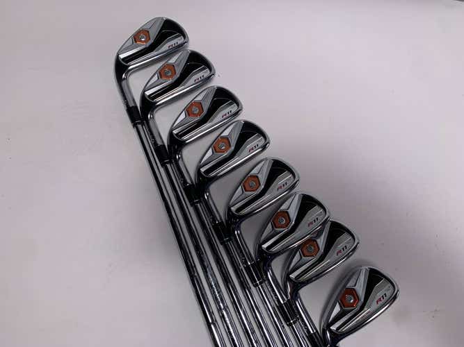 LEFTY TaylorMade R11 Iron Set 4-PW+AW True Temper Dynamic Gold SL S300 Stiff LH