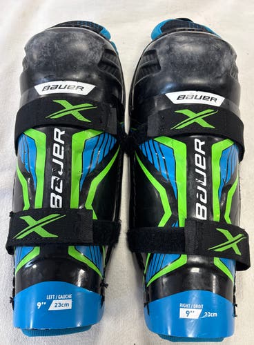 Junior Bauer X 9" Shin Pads (Used)