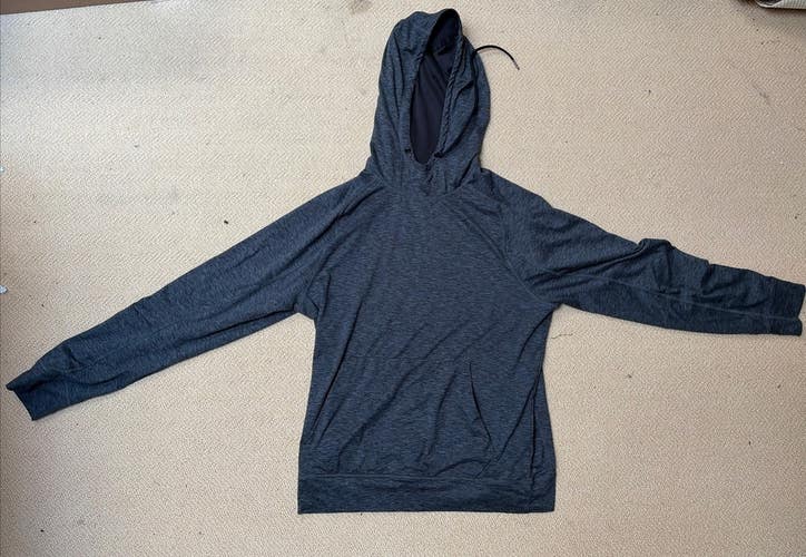 Zella Athletic Hooded Sweatshirt, Dark Grey, Small