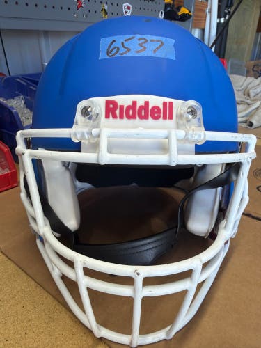 USED RIDDELL SPEED ICON ADULT HELMET - MEDIUM - FLAT ROYAL BLUE