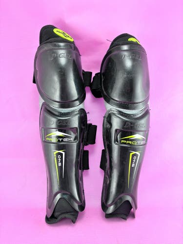 D-Gel Protek 540 Ball Hockey Shin Guards JR 11"