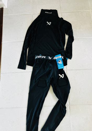 Bauer Hockey Neck Guard Shirt/Pants with Jock Youth Medium (New)