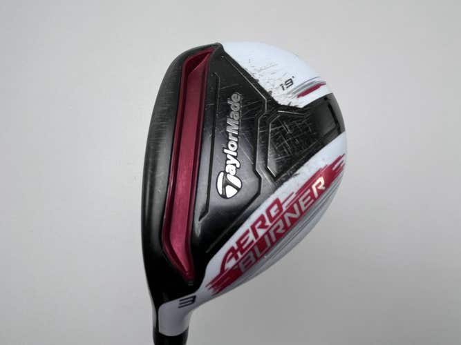 LEFTY TaylorMade AeroBurner 3 Hybrid 19* Matrix Speed Rul-Z 70g Graphite LH
