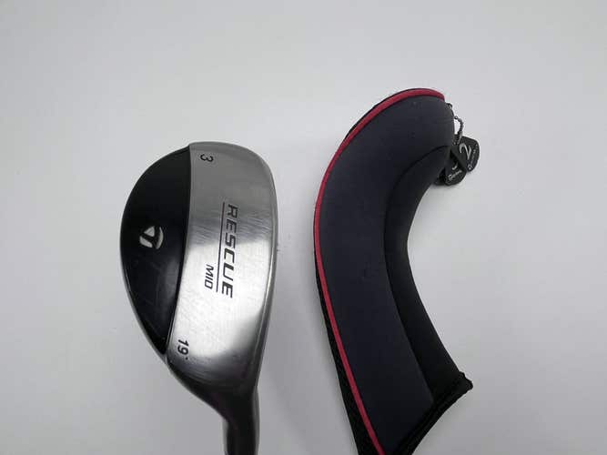 TaylorMade Rescue Mid 3 Hybrid 19* Light Metal Stiff Steel Mens RH HC