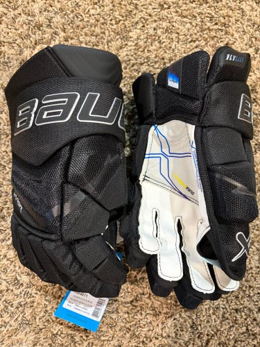 Bauer Vapor Flylite Hockey Gloves 14" (New) Black