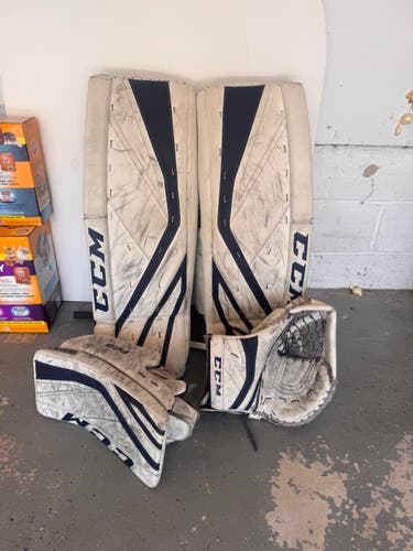 CCM Lefevre LiteCore P2.9 Goalie Full Set 34+1 Pads Glove Blocker