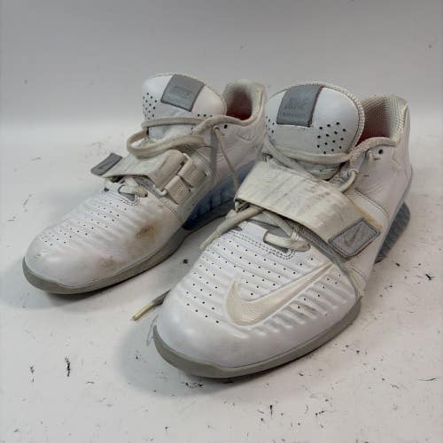 Nike Romaleos 3 Weightlifting Shoes, White, 11.5