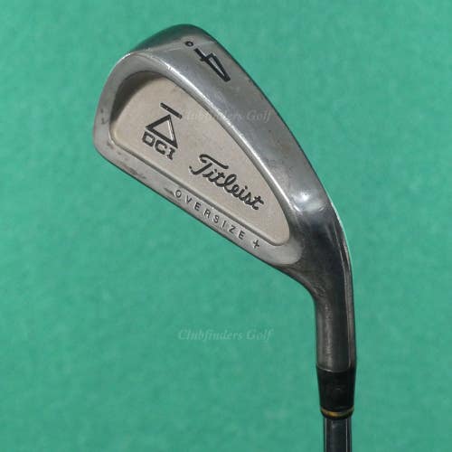 Titleist DCI Black Oversize+ Single 4 Iron Factory TriSpec Steel Stiff