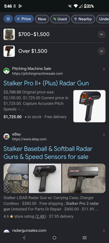 Stalker pro 2 radar gun