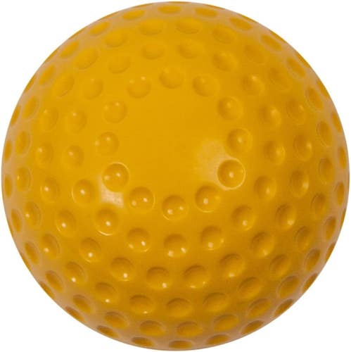 Champion Dozen (12) PITCHING MACHINE BASEBALLS | Dimpled 9" Balls, Yellow