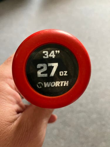 2025 Worth Bedlam Composite Bat 27 oz 34" (Used)