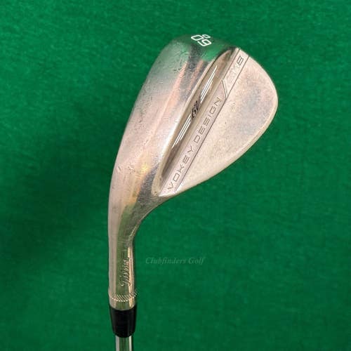 LH Titleist Vokey SM8 Brushed 60-12D 60 Lob Wedge Vokey Design Steel Wedge Flex