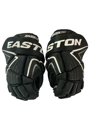 Black Junior Easton Stealth 55S Gloves 12" (Used)