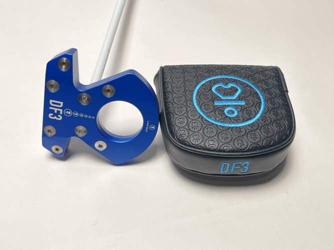 L.A.B. Golf DF3 Counterbalanced Blue Putter 38" 67* ACCRA Mens RH HC