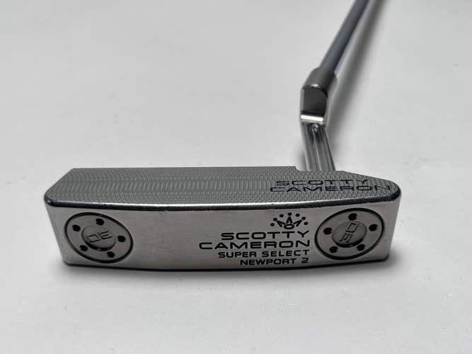 Scotty Cameron Super Select Newport 2 Putter 35" SuperStroke Pistol 2.0 Mens RH