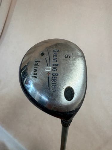 Men's Callaway Great Big Bertha II+ Right Handed Fairway Wood 5 Wood Graphite Shaft (Used)
