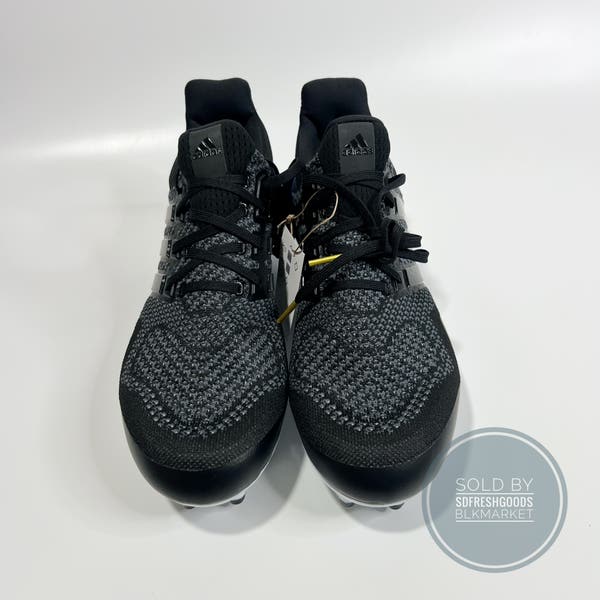 Adidas UltraBoost OG Black Gold Purple Football Cleats Size 9