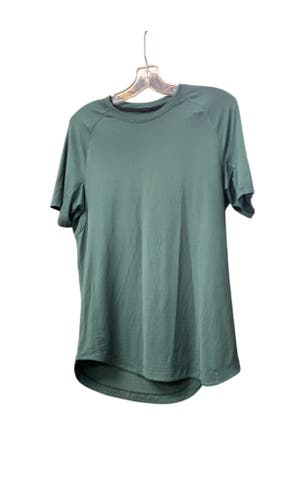 Lululemon Men's Green Short Sleeve Shirt - Size M