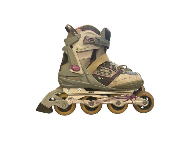 Used RollerDerby ELITE SERIES Q60 Senior Rec Fitness Skates White Senior 10 11859-S000032930